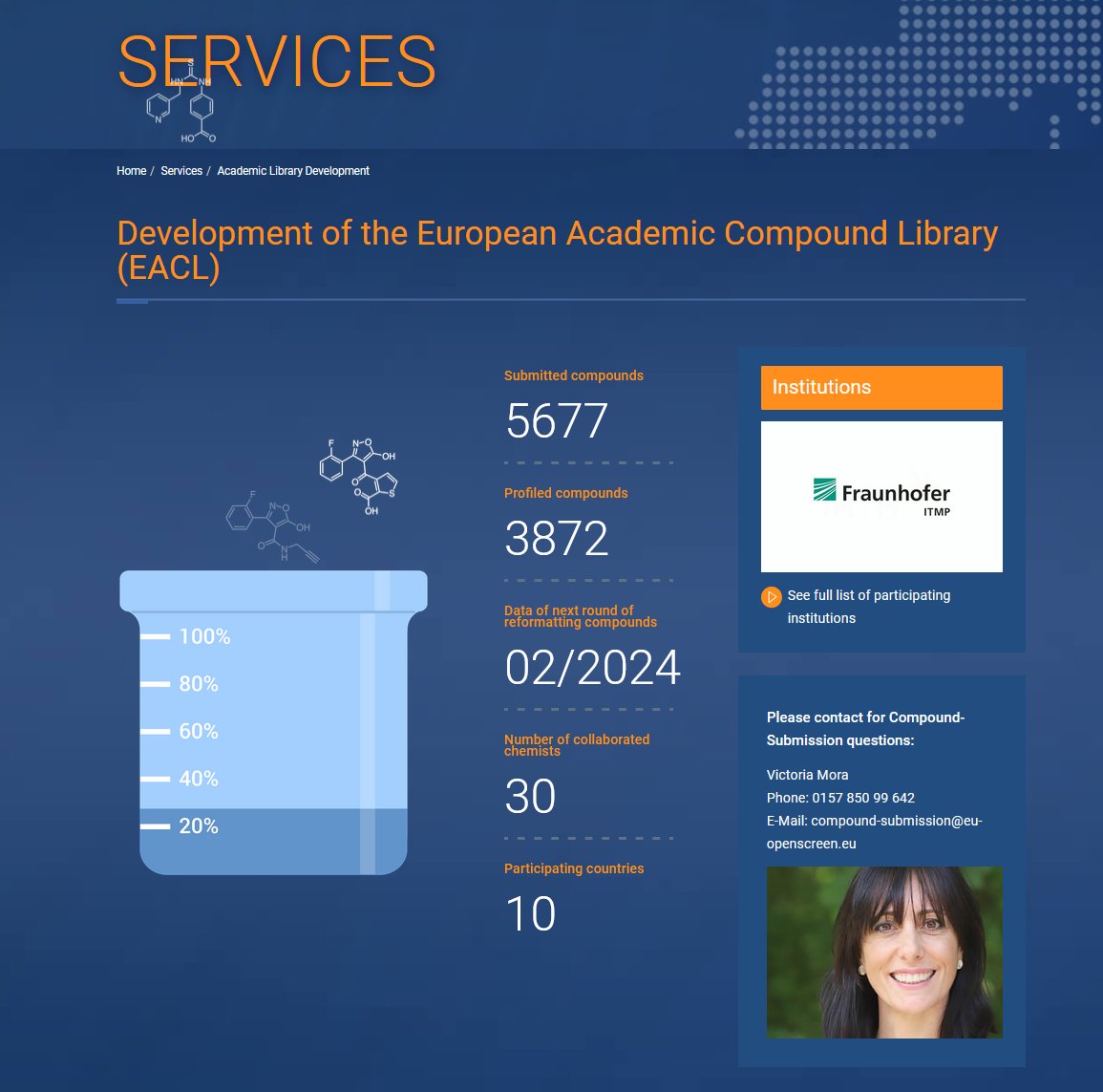 🔬 Calling all chemists! Contribute your compounds to the EU-OPENSCREEN compound collection and join the European Academic Compound Library #EACL. Get rapid feedback on biological activities and unlock collaboration opportunities.tinyurl.com/9sk9ef65 #DrugDiscovery 🌐