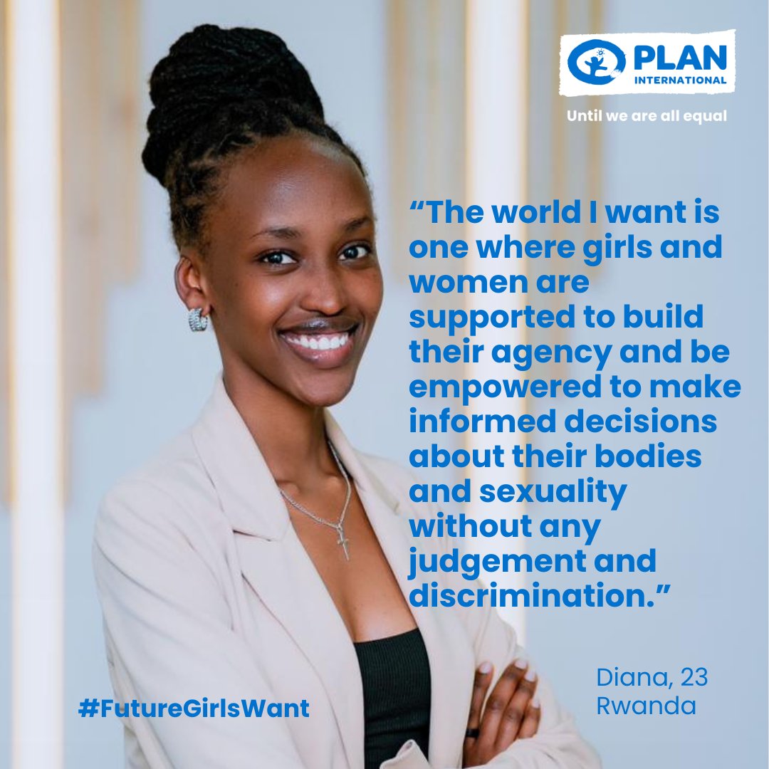 Diana, 23, wants a world where girls and women are supported to build their agency and be empowered to make informed decisions about their bodies and sexuality without any judgement and discrimination. #ICPD30 #FutureGirlsWant
