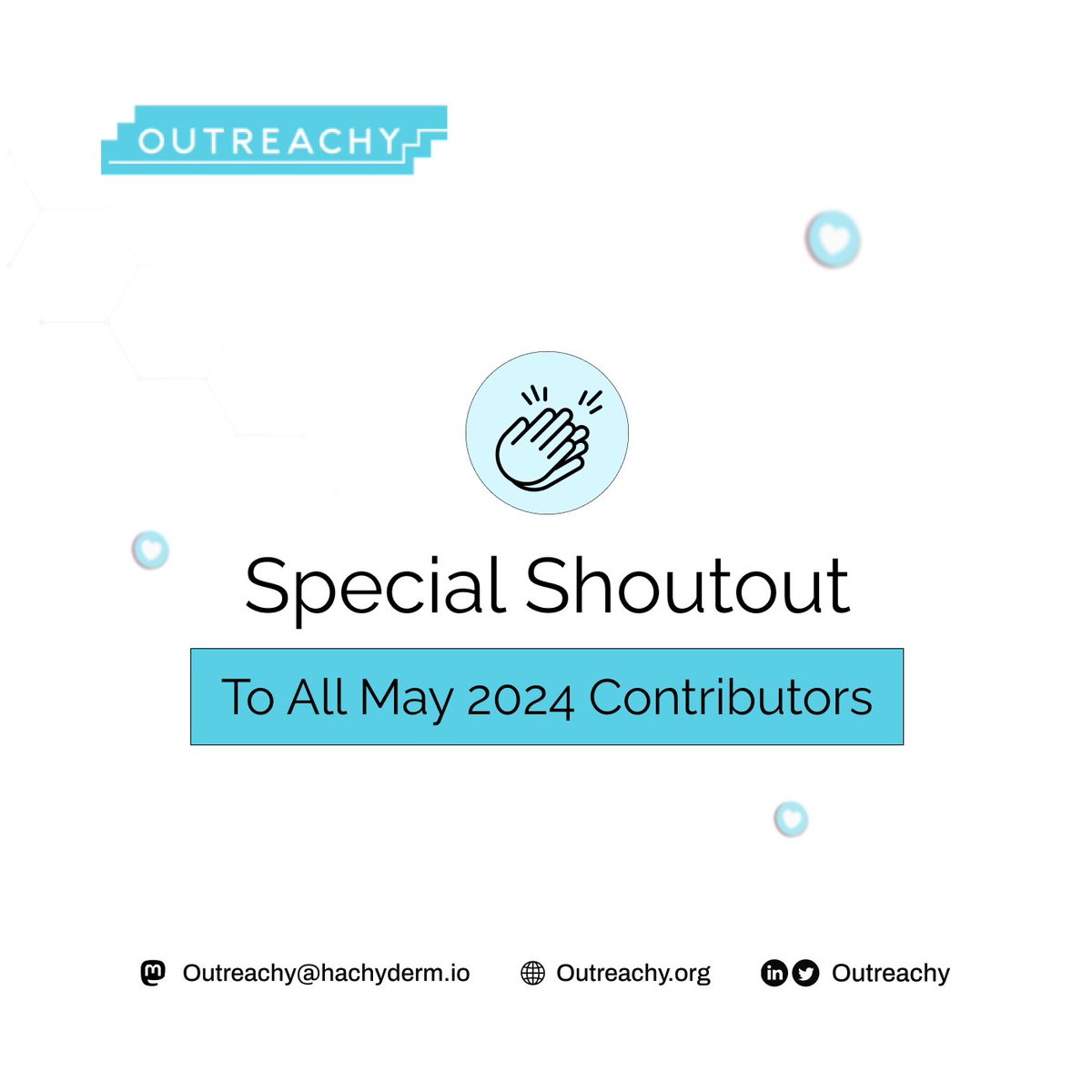 What should we say about our courageous May 2024 applicants? You all are amazing! While we await the result of the May 2024 internship application, do not stop contributing to #FOSS projects and communities.