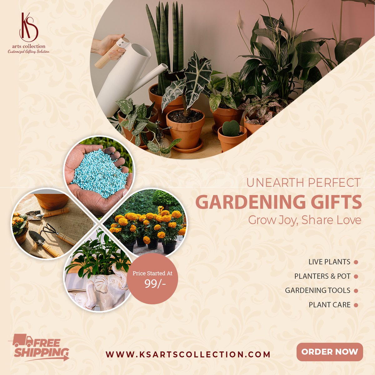 Garden gifts Buy Now ksartscollection.com/pages/garden-g…
#gardeninglife #gardendesign #gardeninspiration #gardenideas #gardengifts #ceramicplanter #planters #planterbox #plantgifts #plantgifting #plantgiftsarethebestgifts #liveplants #fertilizer #gardeninglife #gardeningtips #gardeninglove