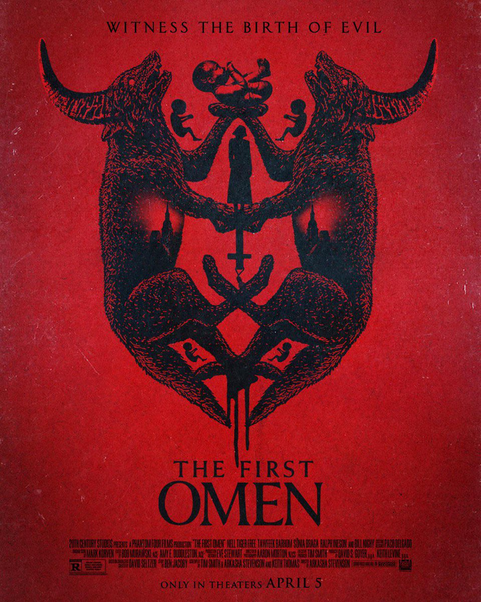 JimFowlerMusic's tweet image. The First Omen is out today! Really enjoyed orchestrating @KorvenMark&apos;s awesome score