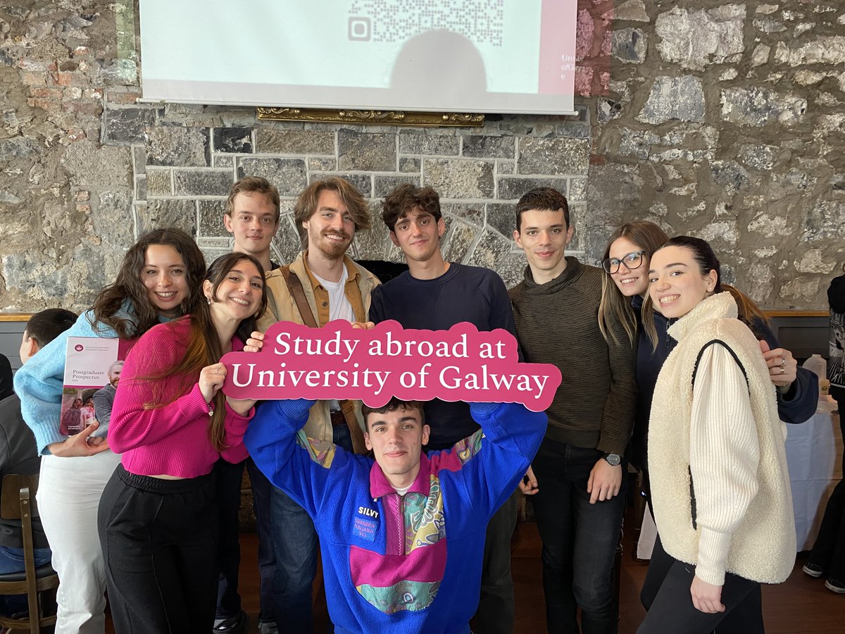 galwayCASSCS's tweet image. We rounded off the academic year last week with a lunchtime event for our Study Abroad students who completed their semester/year abroad with us. 

#UniversityofGalway #ForYouForTomorrow #GalwaysThePlace