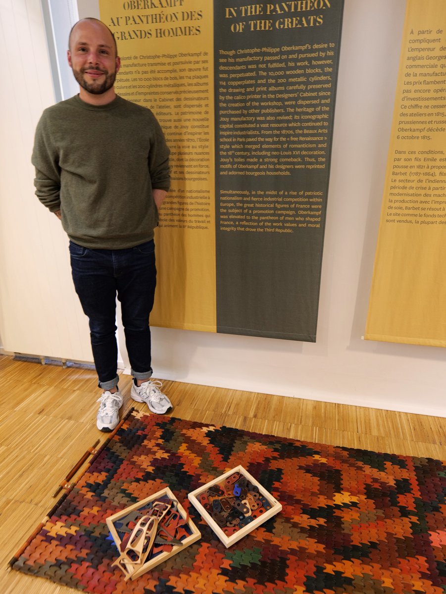 Prix @ateliersdartdefrance ( Ile-de-France) décernés à Damien Béal (catégorie création) et Mélanie Kaltenbach (catégorie patrimoine).  Exposition  des œuvres des 12 lauréats ▶️au Musée de la Toile de Jouy. Toutes nos félicitations aux lauréats🙌