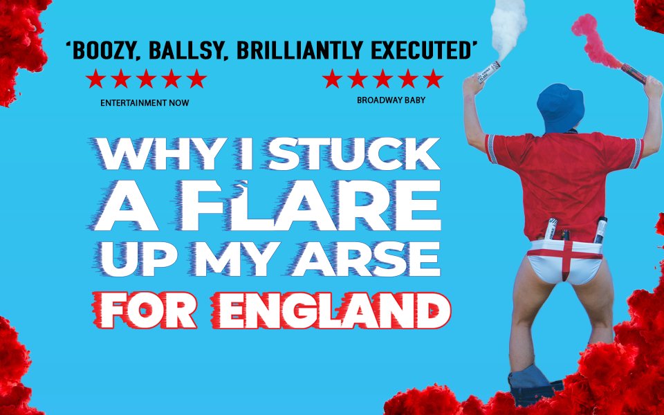 New Q&A: A MUST for ⚽️ lovers! Inspired by the viral antics of a #Euros2020 fan, Why I Stuck a Flare Up My A**se for @England comes to @swkplay after hit runs at @ORLTheatre @edfringe. I’ll talk to @bumflareplay writer/star @Alex29Hill on 24 Apr. terripaddock.com/events/why-i-s… #RT