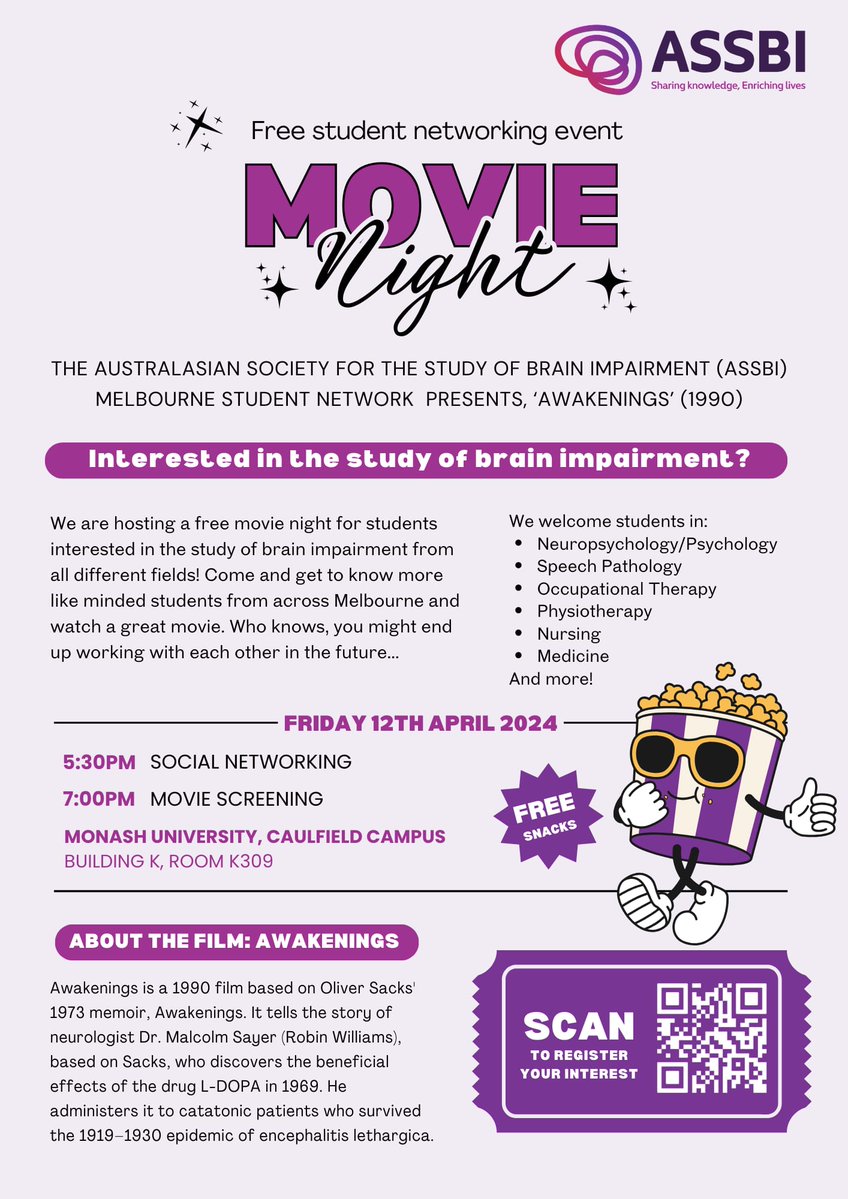 Calling all Melbourne students! Join us for a FREE student Movie Night on Friday, April 12th @MonashUni. Don't miss this chance to learn and unwind. Register now! #ASSBIStudents