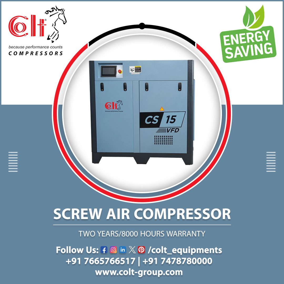 𝐒𝐜𝐫𝐞𝐰 𝐀𝐢𝐫 𝐂𝐨𝐦𝐩𝐫𝐞𝐬𝐬𝐨𝐫
Two Years/8000 hours warranty and free service
.
#coltgroup #coltcompressor #aircompressor #compressor #compressedair #likeme #Followes #aircompressors #airdryer #compressors #screwcompressor #screwaircompressor #compression #compressore