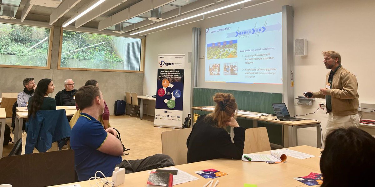 🗓️AGORA joined the 5th <a href="/EuCitSci/">European Citizen Science Association</a> Conference in Vienna!
🙌The Conference is a forum to discuss and network with different stakeholders, and to address approaches of citizen science and participatory research. 
👇Below pictures from our project's workshop!
<a href="/CmccClimate/">Fondazione Cmcc</a> <a href="/Ibercivis/">Fundación Ibercivis</a>