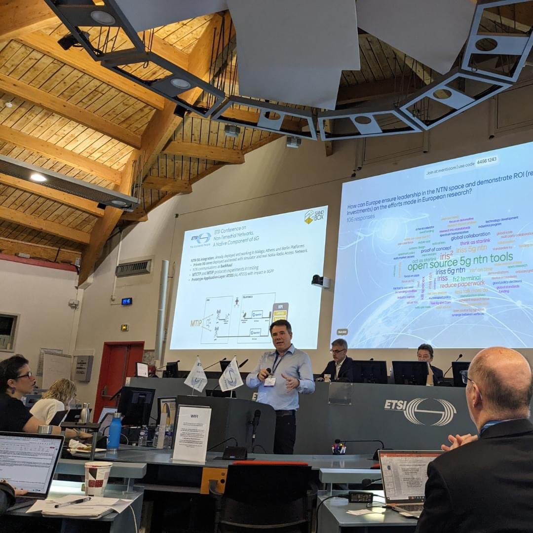 6G-SANDBOX (@6gsandbox) on Twitter photo #Learnabout6GSANDBOX We proudly participated at #etsiNTNevent organised by <a href="/ETSI_STANDARDS/">ETSI</a>, where <a href="/David_Artunedo/">David_Artunedo</a> from <a href="/Telefonica_En/">Telefónica</a> delivered a presentation, in a full room, entitled '6𝙂-𝙎𝘼𝙉𝘿𝘽𝙊𝙓 𝘼𝙘𝙩𝙞𝙫𝙞𝙩𝙞𝙚𝙨 𝙩𝙤𝙬𝙖𝙧𝙙𝙨 𝙉𝙏𝙉-6𝙂' 👇check comments
<a href="/6G_SNS/">SNS JU</a> #Learnabout6GSANDBOX We proudly participated at #etsiNTNevent organised by <a href="/ETSI_STANDARDS/">ETSI</a>, where <a href="/David_Artunedo/">David_Artunedo</a> from <a href="/Telefonica_En/">Telefónica</a> delivered a presentation, in a full room, entitled '6𝙂-𝙎𝘼𝙉𝘿𝘽𝙊𝙓 𝘼𝙘𝙩𝙞𝙫𝙞𝙩𝙞𝙚𝙨 𝙩𝙤𝙬𝙖𝙧𝙙𝙨 𝙉𝙏𝙉-6𝙂' 👇check comments
<a href="/6G_SNS/">SNS JU</a>