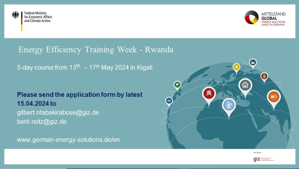 📢 Join Us for an Energy Efficiency week! The Project Development Programme (PDP) which works with commercial and industrial sectors to lower energy costs 💡and CO2 emissions 🌱will conduct an Energy Efficiency Training Week from 13-17 May 2024. Express your interest by 15 April.