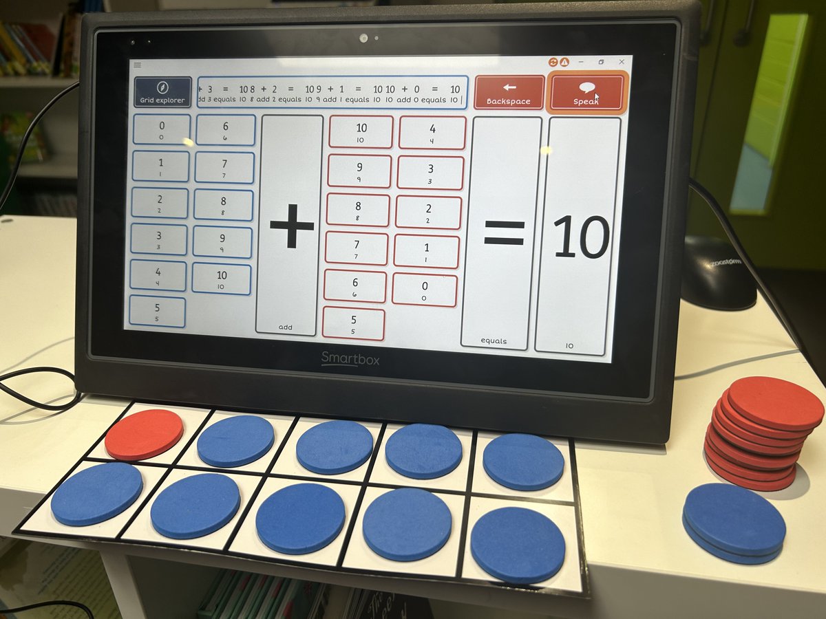 Here is some fantastic work that our client, C, has been working on. He has been working with Amy from our Education and Therapy team, to work on number bonds to 10! 🎉 #educationforall #mathsisfun #accessible #therapy #therapysession