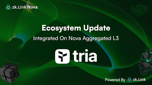 We’re excited to welcome @useTria to zkLink Nova! Tria offers seamless onboarding and authentication solutions for applications, enhancing security and user experience across the board. Get ready for smooth and secure interactions on the #AggregatedL3 zkLink Nova ecosystem!