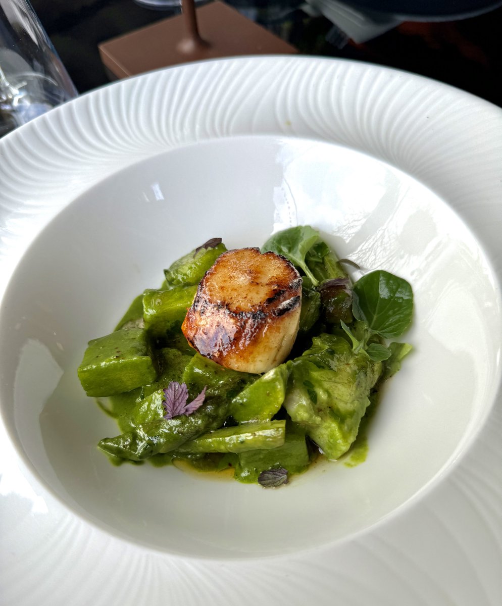 Taste test for a cheeky Spring Special in Big Mike’s for lunch today King Scallops (don’t worry there will be more you hungry feckers) Asparagus, Confit Potatoes in a Wild Garlic Cream This will legitimise your day drinking 💅 bigmikes.ie / 01 551 0332