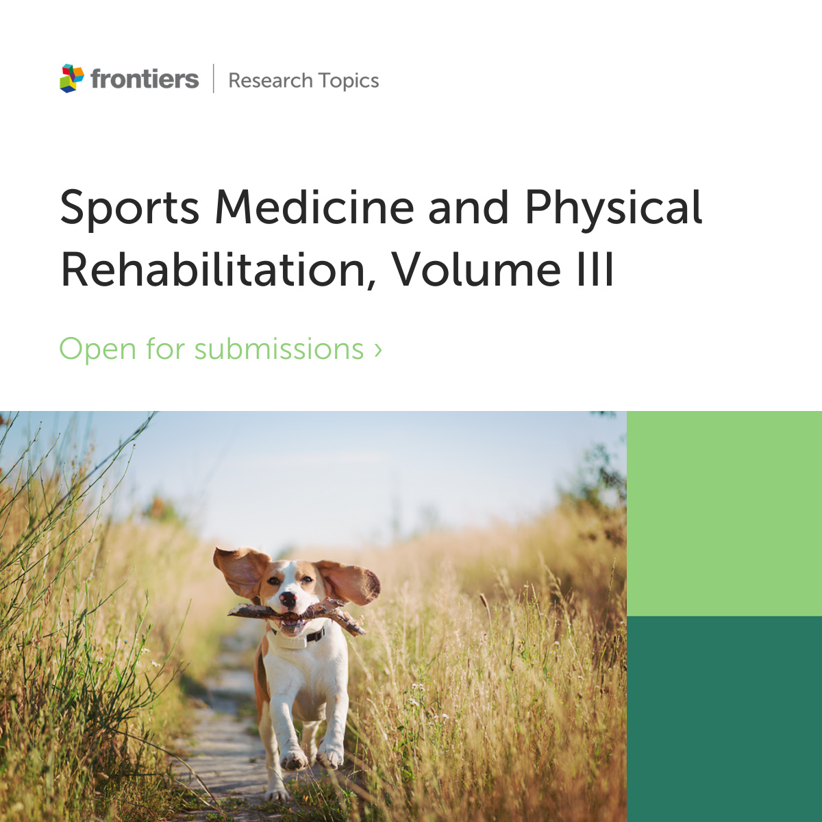 🔔Submission closes for Volume 3 of this brilliant Research Topic series on May 31st, 2024, make sure to get your manuscripts in soon! 👥Edited by David Levine, Denis J. Marcellin-Little, Heidi Reesink and Arielle Pechette Markley. @FrontVetScience frontiersin.org/researchtopic/…