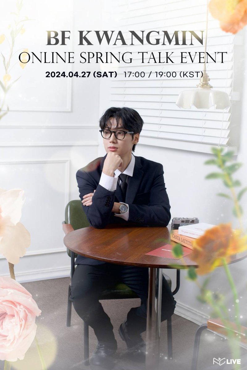 #BF #KWANGMIN ONLINE SPRING TALK EVENT ⋰ 📣開催決定 개최결정🎉 ⋱ 🗓️04.27(SAT) 🕐17:00 / 19:00 (KST) 🎟▶︎4/6 12PM OPEN‼️ 数量限定/ limited quantity 🔗　bit.ly/3U8JP60 많은 관심 부탁드립니다🥰 沢山のご参加お願いします🌷🌸 元 #BOYFRIEND #クァンミン #광민