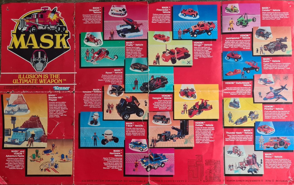 HansKraaijeveld's tweet image. The things you come across when cleaning your storage... Anyone remember this stuff? I must admit to still owning the Mask and Venom models. 🙈 #old #sentimental