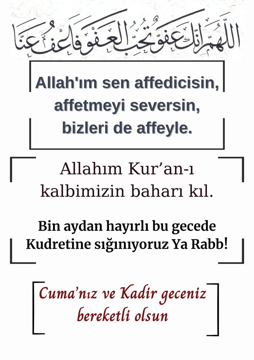 #KadirGecesi #hayirlicumalar