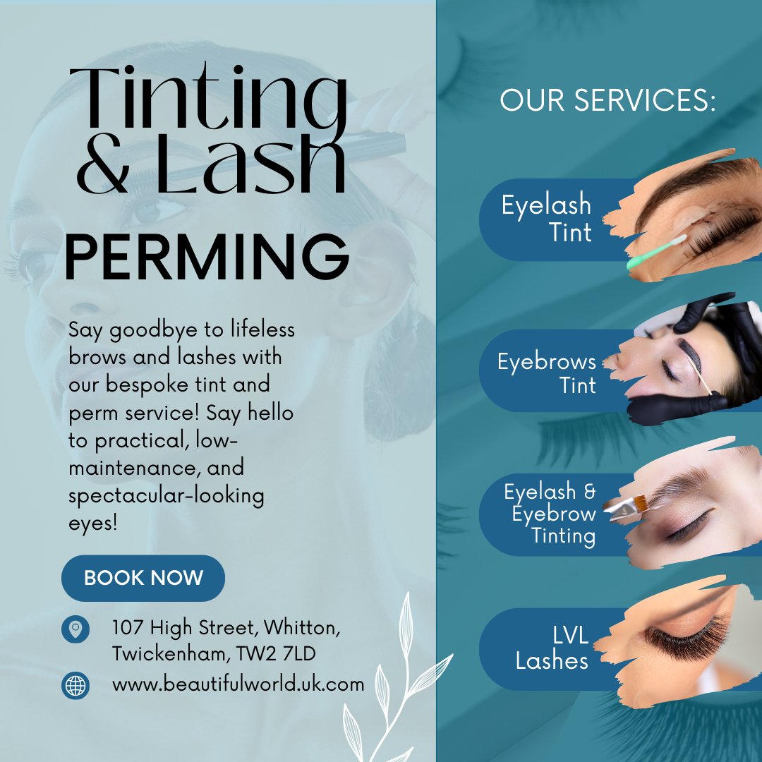 Beautywhitton's tweet photo. Get ready to wake up to flawless, perfectly curled lashes and defined brows! 😍💃

Book your appointment in advance ✨

📲 𝐓𝐨 𝐛𝐨𝐨𝐤 𝐨𝐧𝐥𝐢𝐧𝐞:
https://t.co/w86H9u4EXD

#eyebrowtint #eyebrows https://t.co/Ah4XL7lyJy