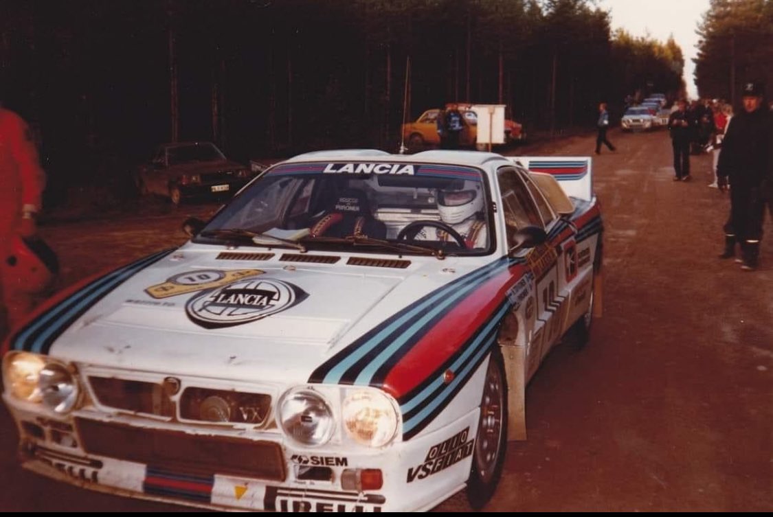 1984 Rally of the 1000 Lakes

Car 10

Henri Toivonen sitting in his works Lancia 037 while waiting at the start of a stage during the event.

Toivonen & Piironen would go into finish the event 3rd overall 4mins and 8secs behind Vatanen & Harryman

📸 Raimo Paavola

@RallyFinland