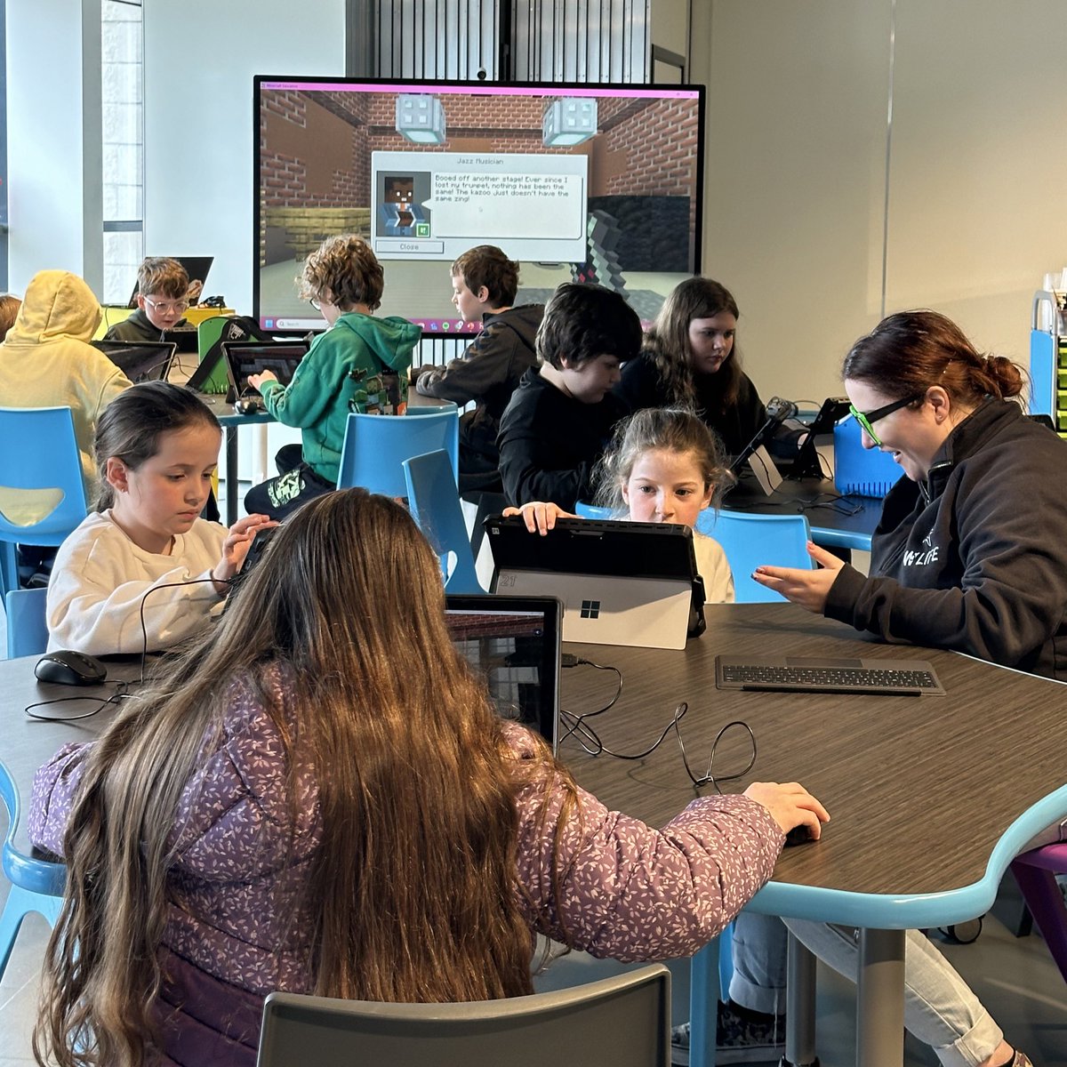 MineCoders, our one-day Minecraft and Coding Camp, is currently underway at W5 LIFE 🤖💻