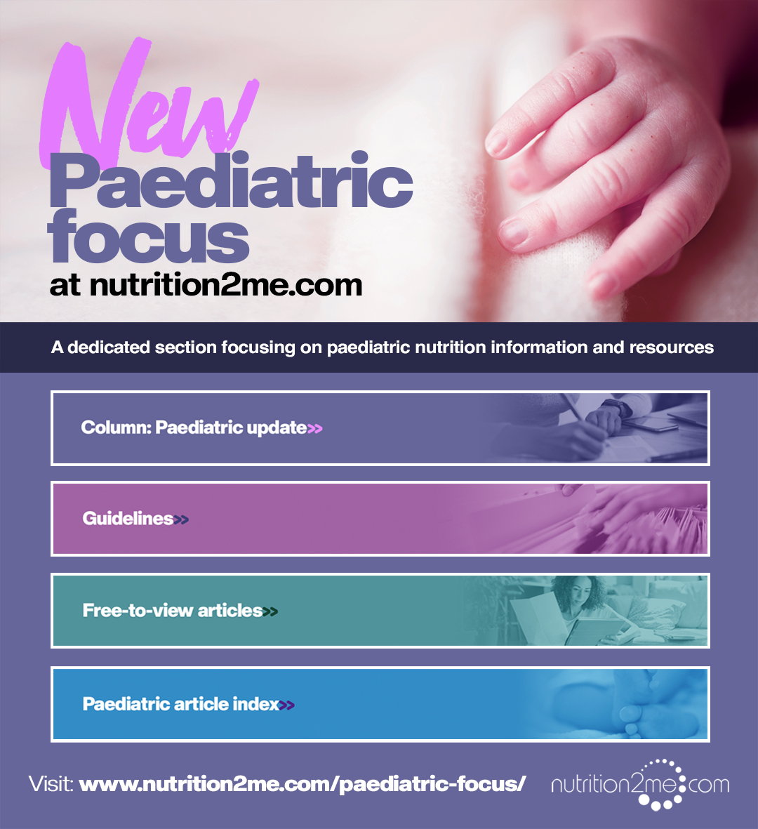 Have you checked out our NEW Paediatric Focus section!?👀💻📚 Visit here 👉👉 nutrition2me.com/paediatric-foc…