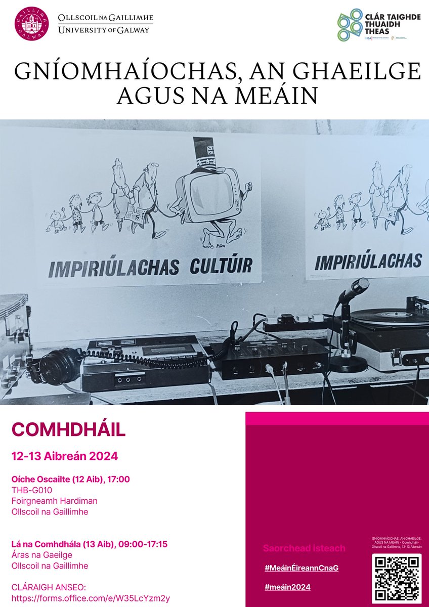 SEACHTAIN LE DUL! #MéainÉireannCnaG #Meáin2024 @AineLally @AineEibhlin @rte @RTERnaG @raidionalife @TG4TV @RTEArchives @RTEHistoryShow @siobhra @UniOfGalwayASC @DubhanL @saolodheas @Adhmhaidin @CnaG @nuachainteoir @NuachtTG4 @NuachtBnG @AcadamhOnaG @bbcgaeilge @GaeilgeOnaG