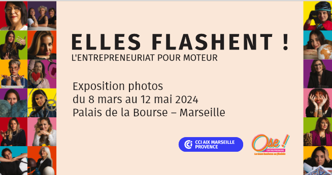 Initialement prévue jusqu'à cette fin de semaine, l'exposition 'Elles flashent ! L'entrepreneuriat pour moteur' joue les prolongation jusqu'au 12 mai 2024 📅 Retrouvez sur les grilles du Palais de la Bourse 18 portraits d'entrepreneures inspirantes de notre territoire☀️