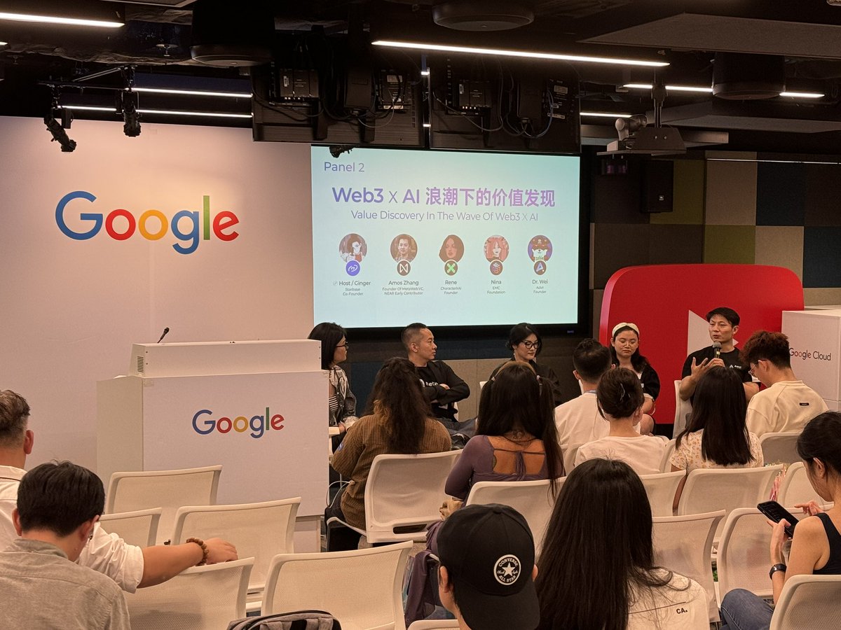 Adot (a.xyz) 🔍 (@adot_web3) on Twitter photo Thanks to @MyStarbase_com for inviting us🫡
It was a pleasure to discuss the future trends of #Web3 + #AI with <a href="/NEARProtocol/">NEAR Protocol</a> <a href="/MetaWebVC/">MetaWeb Ventures</a> @CharacterXAI <a href="/EMCprotocol/">EMC</a> 🔥🔥🔥
Interesting👀 Thanks to @MyStarbase_com for inviting us🫡
It was a pleasure to discuss the future trends of #Web3 + #AI with <a href="/NEARProtocol/">NEAR Protocol</a> <a href="/MetaWebVC/">MetaWeb Ventures</a> @CharacterXAI <a href="/EMCprotocol/">EMC</a> 🔥🔥🔥
Interesting👀