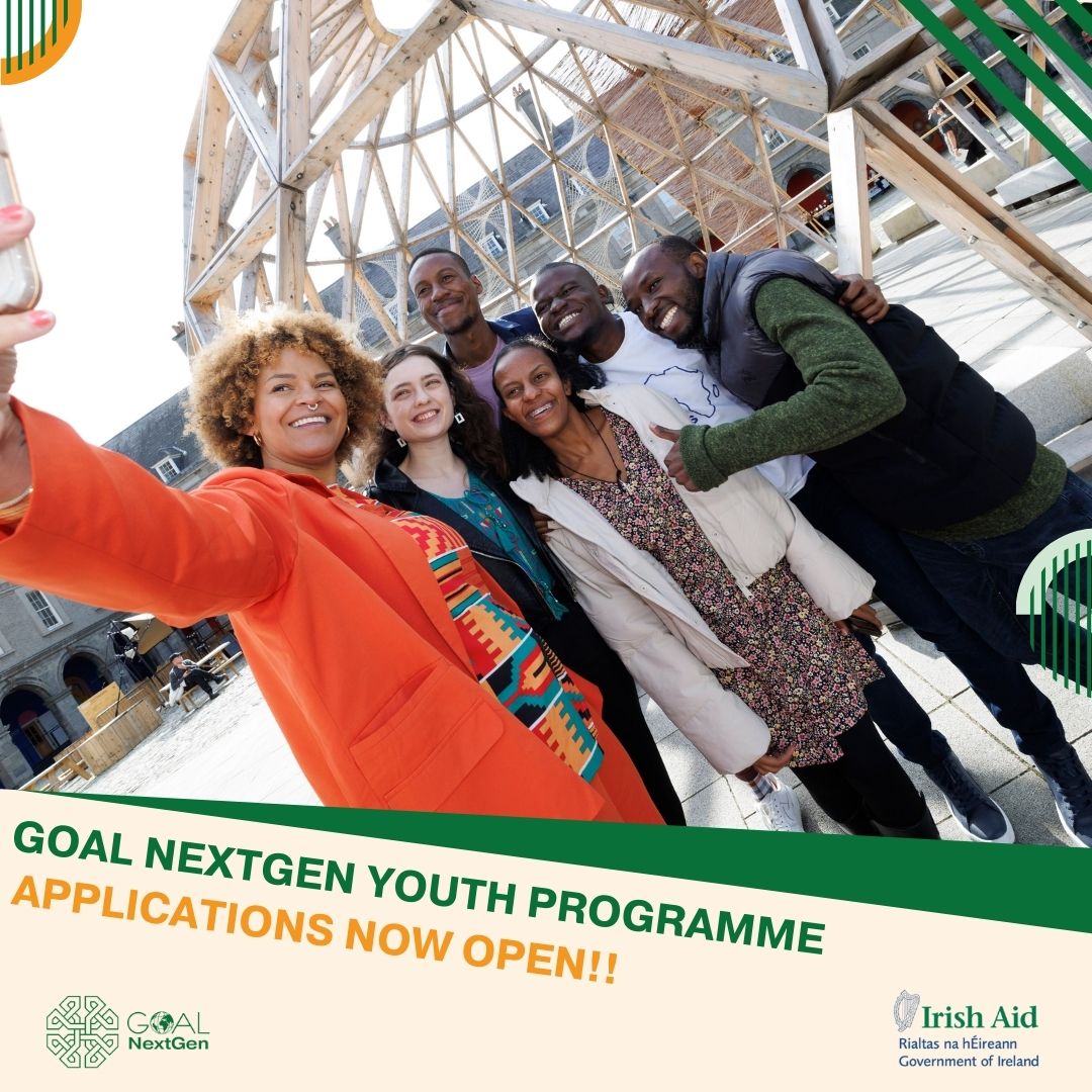 🤝 Meet likeminded young activists 💡 And create new ideas to change the world 🌍 Don’t miss out on a chance to join a global network of changemakers. Application closing 8th April ⏳ Learn more ➡️ bit.ly/3vxh4q6 @GOALNextGen