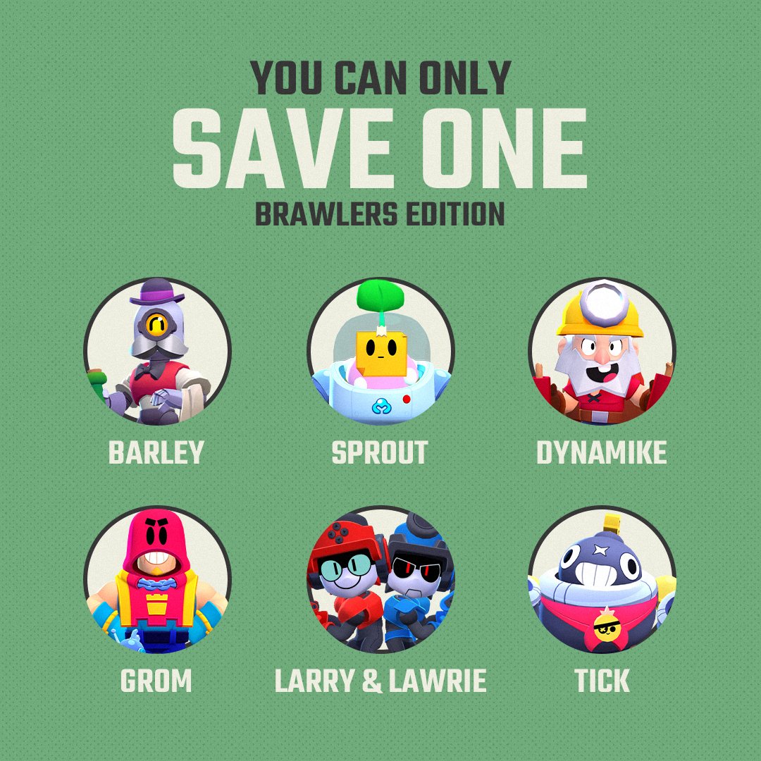 Choose one, say goodbye to the others 🙏 Who are you saving?