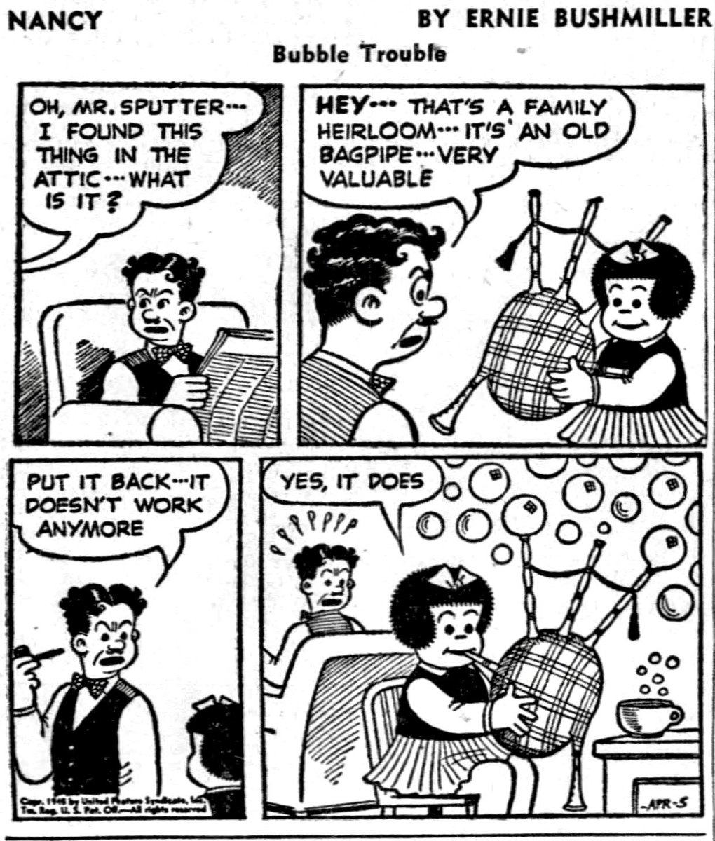 NancyBy Ernie Bushmiller, April 5,1945