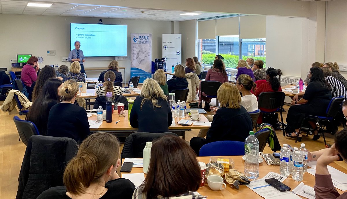 We’re at @NWAngliaFT today delivering our Implementing Saving Babies’ Lives course to maternity professionals across the East of England 👶🏽🤰 The interactive course provides an overview of care for those at risk of preterm birth, FGR & stillbirth. babylifelinetraining.org.uk/courses/implem…
