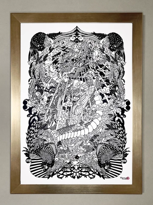 鳥獣戯画オマージュ作品を作りましたその2

小さく点在するウサギとカエルとサルを探してみてね。🐰🐸🐵

アトラクションのイメージ

4月末から全国の百貨店で巡回展示される予定です。#モダン鳥獣戯画
拡散よろしくお願いします🙇‍♂️
 #切り絵 #papercuttingart #art 