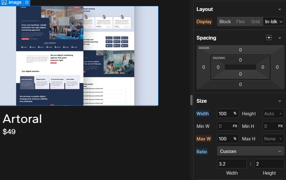 domidexdesign's tweet image. Streamline your design process with Webflow&apos;s native Ratio system for a cohesive website layout. #webdesign #webflowtips
