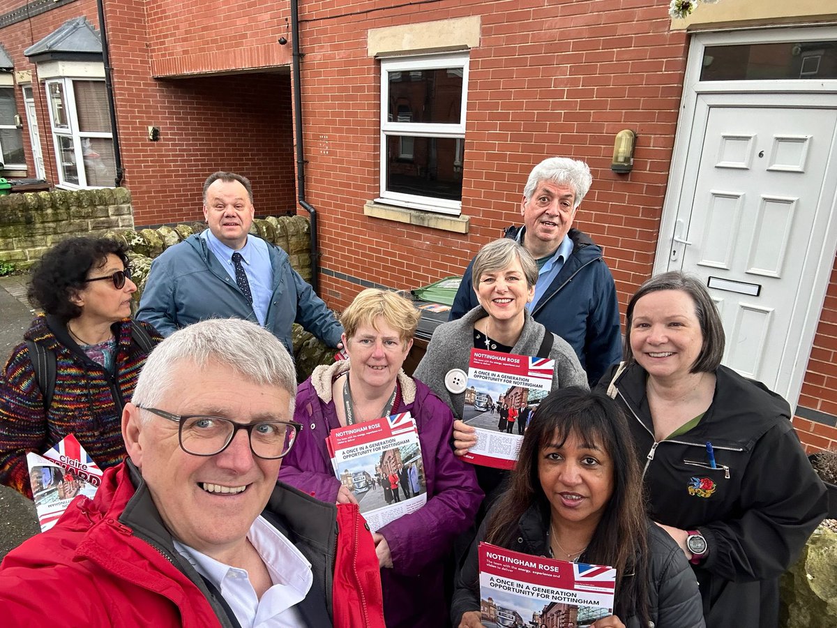 Strong support for @ClaireWard4EM @gary_godden & @UKLabour in The Meadows yesterday. Great to be out speaking to residents with @NgLabour team inc @CllrDavidMellen @Battlemuch4WW @AngelaKandola @LindaWoodings @MariaCouncillor & local councillors @MeadowsCllrMike & Eunice Regan