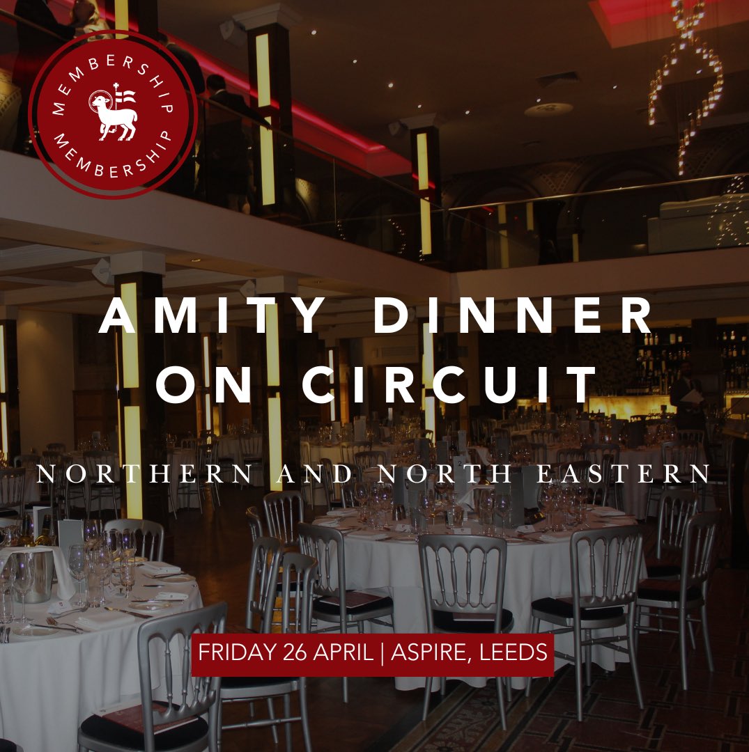 Circuit Amity Dinner hosted by Middle and Inner Temple! The dinner will be preceded by a QS on journeys to the Bar, with a panel including Paul Darling OBE KC, Hon Mr Justice Michael Soole, Rt Hon Lady Justice Thirlwell DBE, and Bernard Richmond KC! Book via MT Events!