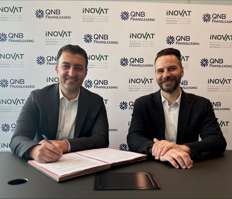 QNB Finansleasing iNOVAT Energy Storage Solutions ile enerji depolama çözümleri finansmanı çerçevesinde işbirliği protokolü imzaladı.