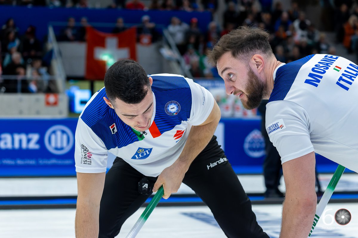 L'Italia del #curling è uscita sconfitta all'extra end nel match contro la Germania. La qualificazione ai play-off dei Mondiali di Schaffhausen è ancora alla portata. Joël Retornaz, Amos Mosaner, Sebastiano Arman e Mattia Giovanella (ai quali è aggregato Francesco De Zanna…