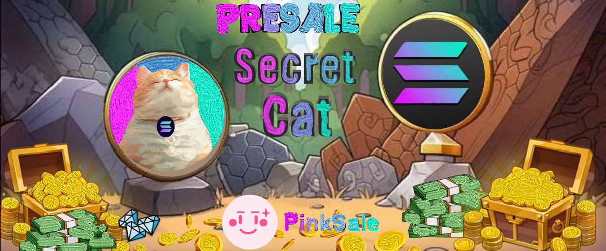 Gem_Sheriff's tweet photo. #SecretCat | @SecretCatSol presale just launched on #Pinksale!
Presale Link: https://t.co/5rCDNN9DFb
Here are the launch details!๐๐ผ
๐ธ๏ธ45% Pre-sale
๐ธ๏ธ23,50% LP
๐ธ๏ธ15% for CEX
๐ธ๏ธ6% Marketing budget
๐ธ๏ธ5,5% Team and developers https://t.co/whAx5UW2iD