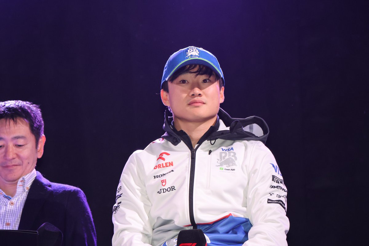 F1 Drivers' Stageにはビザ・キャッシュアップ RB・F1チームの角田裕毅