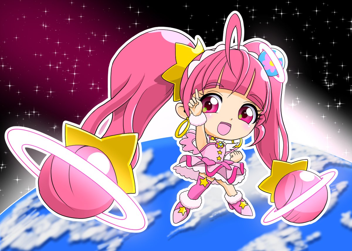 #precure20th #precure #プリキュア好きさんと繋がりたい #1日1絵 #スタートゥインクルプリキュア #キュアスター
57日目。きらヤバ～！以外に印象に残る台詞が少ないのが特長！？