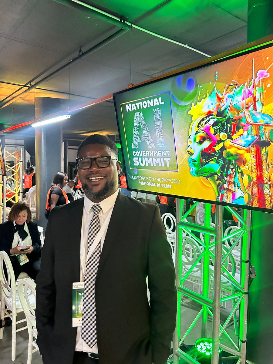 The #IITPSA’s @kelvinNhlapo is on site at the National AI Summit convened by DCDT Minister Mondli Gungubele, where the Minister shared the contents of draft National AI Plan with key stakeholders and the ICT industry. Read the Minister’s address here: dcdt.gov.za/images/phocado…