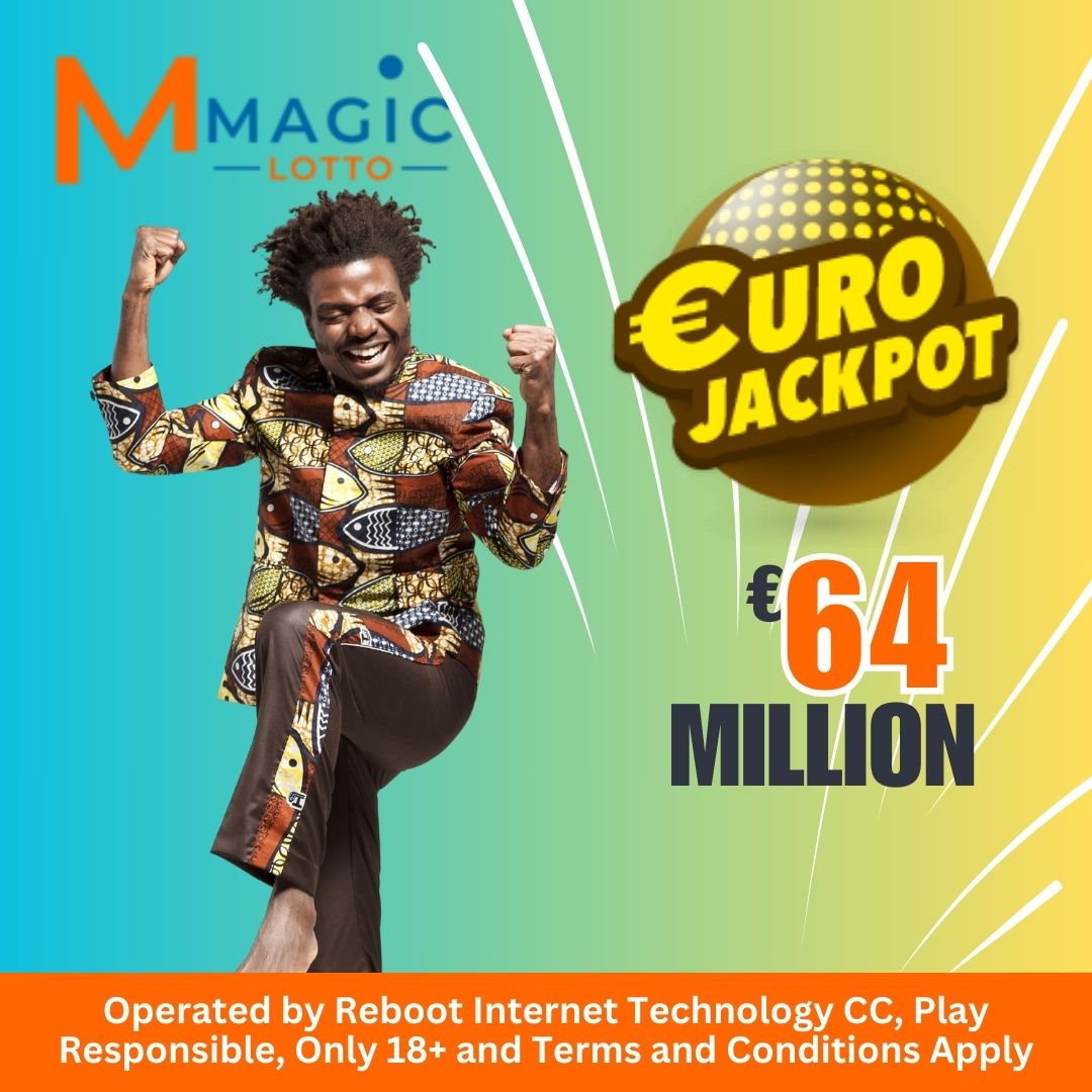 magiclottoza's tweet photo. Win big with EuroJackpot's €64M prize! 🎉 Play now on https://t.co/nNB4Us3YLV or our app. Your dream life awaits! 🌈 #winbig #magiclotto 🌟💰 https://t.co/YWAEmm6o7f