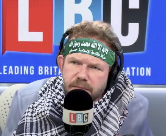 The antisemitism is rife with O’Brien. He’s using his media platform for clicks and likes. He is a useful idiot for Hamass. It’s a disgrace #LBC. #Disgusting.
