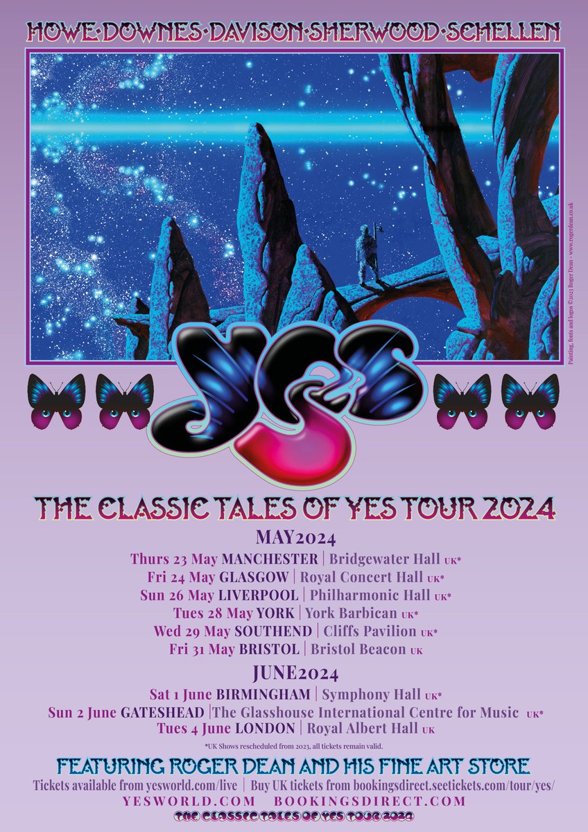 Join Dan for an exciting interview with Billy Sherwood as they delve into the details of the upcoming CLASSIC TALES OF YES Tour 2024 by the renowned Progressive Rock Band. 🎸
LIVE on 97.3 BGfm #BlaenauGwent
streamdb9web.securenetsystems.net/cirruspremier/…

#Bgfmcommunityradio #yesband @stevebower7