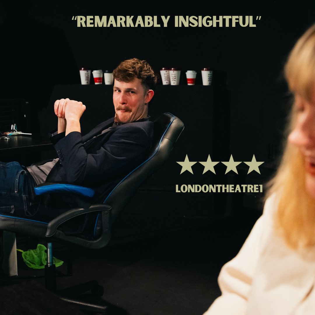 MOON LOAF (@moon_loaf) on Twitter photo Thank you to <a href="/LondonTheatre1/">@LondonTheatre1 🦄</a> for a lovely review!!
💻 Insult to Injury
🎭 <a href="/LandUTheatre/">Lion & Unicorn Theatre</a>
📆 2 - 13th April
📸 <a href="/RossKernahan/">Ross Kernahan</a>
🎟️ app.lineupnow.com/event/insult-t… Thank you to <a href="/LondonTheatre1/">@LondonTheatre1 🦄</a> for a lovely review!!
💻 Insult to Injury
🎭 <a href="/LandUTheatre/">Lion & Unicorn Theatre</a>
📆 2 - 13th April
📸 <a href="/RossKernahan/">Ross Kernahan</a>
🎟️ app.lineupnow.com/event/insult-t…