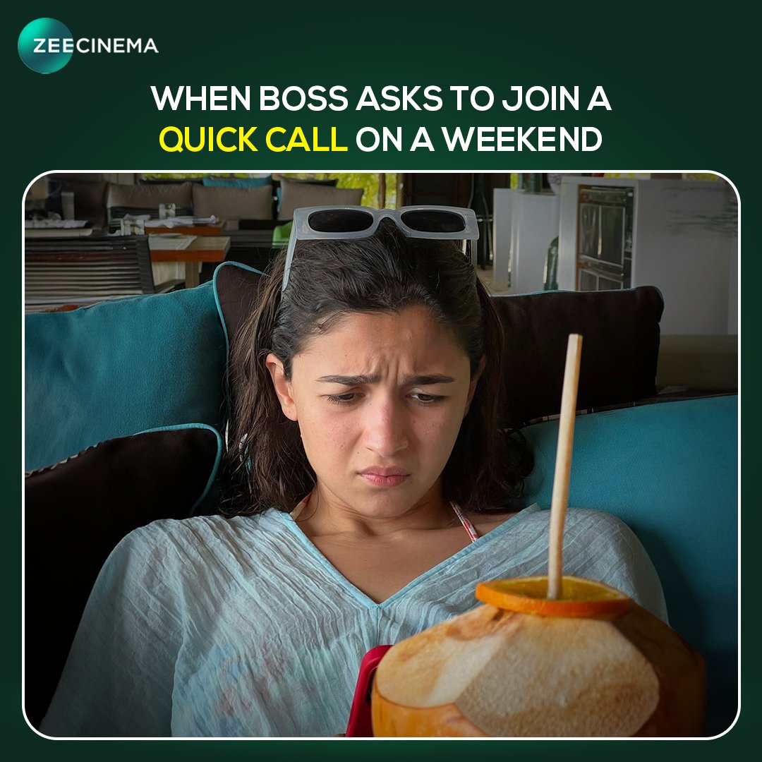 A feeling we all can totally relate with!

Image Credit - Shaheen Bhatt’s Instagram

#ZeeCinemaME @aliaa08