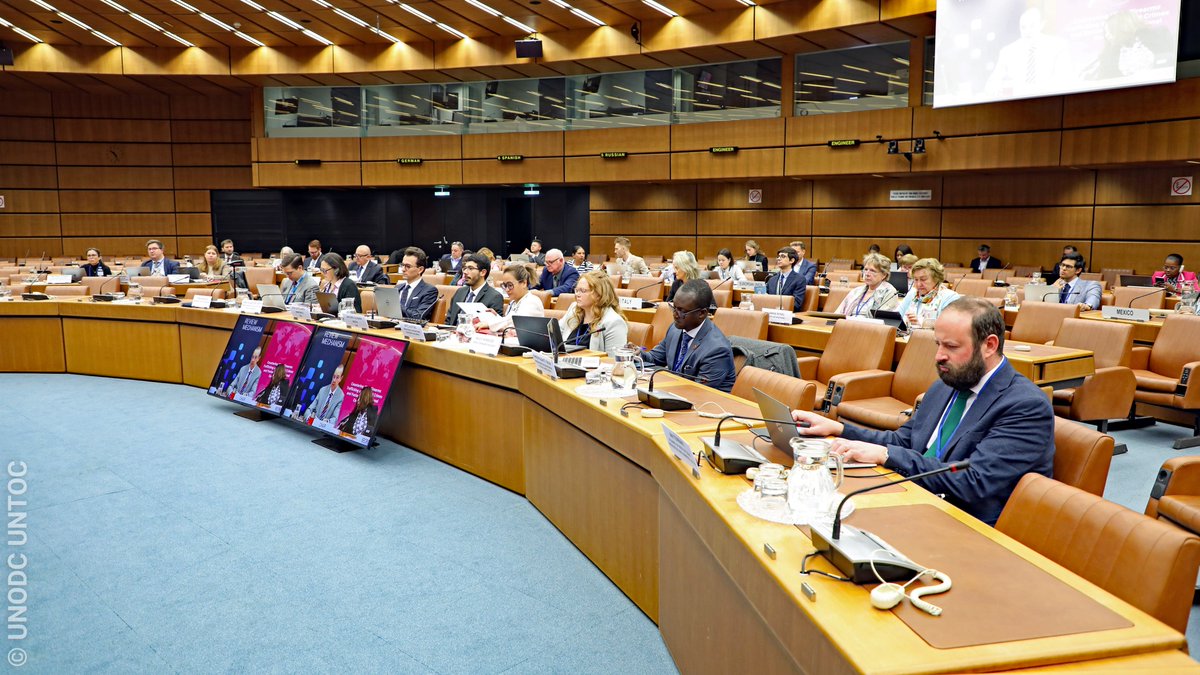 Today, at the Dialogue on Firearms, CSOs & States will discuss: 🔸Operationalizing the Protocol in view of relevant technological developments 🔸Implementation of Art. 5 (Criminalization) of the Protocol 🔸#UNTOC_ReviewMechanism's progress #CD24 👉 bit.ly/46G671S