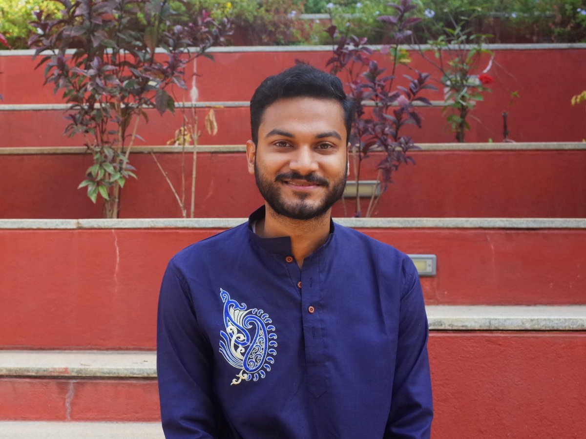 Congrats Ritwik Mukherjee on receiving the pan-TIFR Sarojini Damodaran Fellowship & selection for the Visiting Doctoral Student Program at Université Côte d’Azur! 🌏✈️Delving into fractional Navier-Stokes equation research.