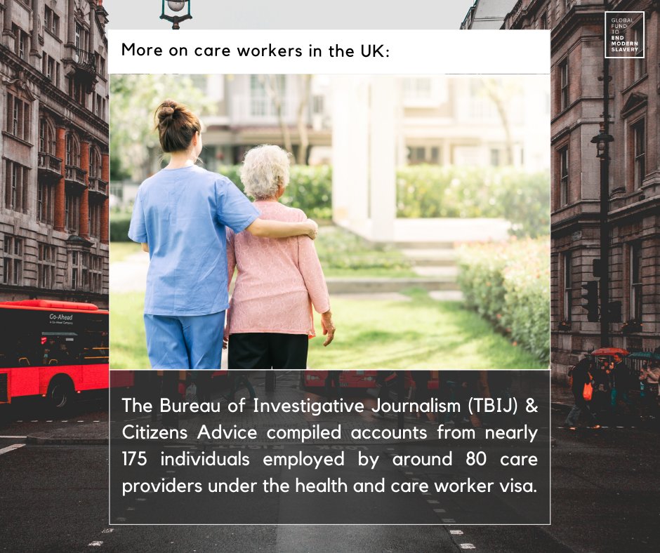 💡 @TBIJ together with @CitizensAdvice, compiled accounts from nearly 175 individuals employed by around 80 care providers under the health and care worker visa. Many migrant care workers went to the UK only to end up being taken advantage of. Learn more: thebureauinvestigates.com/stories/2024-0…