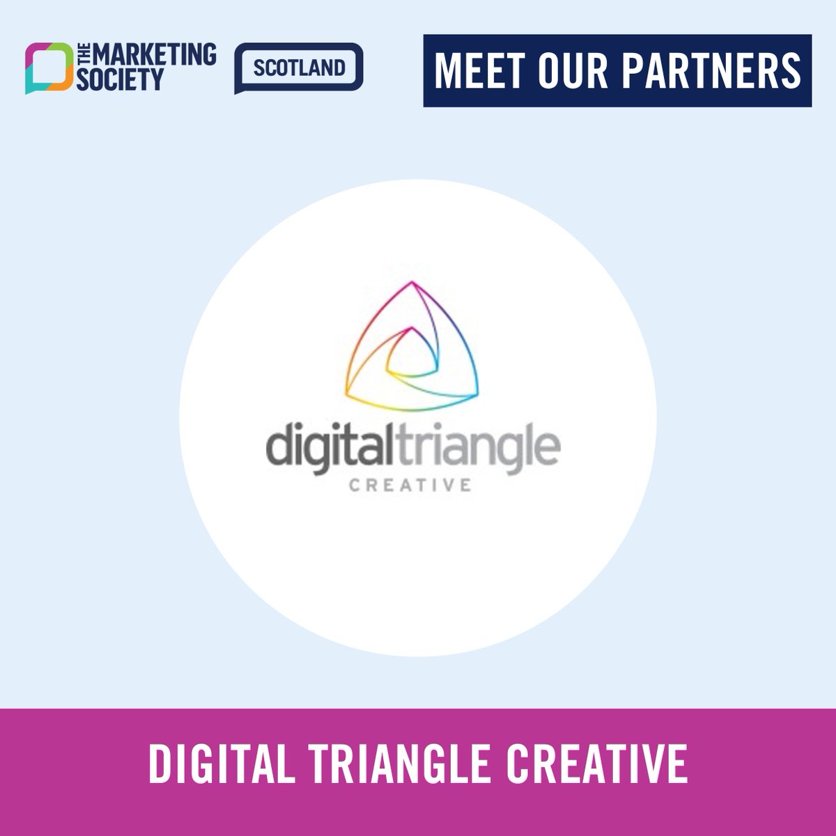 👋 Meet our partners @DigitalTriangle Creative are our long-term film and photography partner they capture and create content for all of The Marketing Society Scotland's flagship events. They work on numerous other fantastic projects, check them out: loom.ly/PzzhcMI